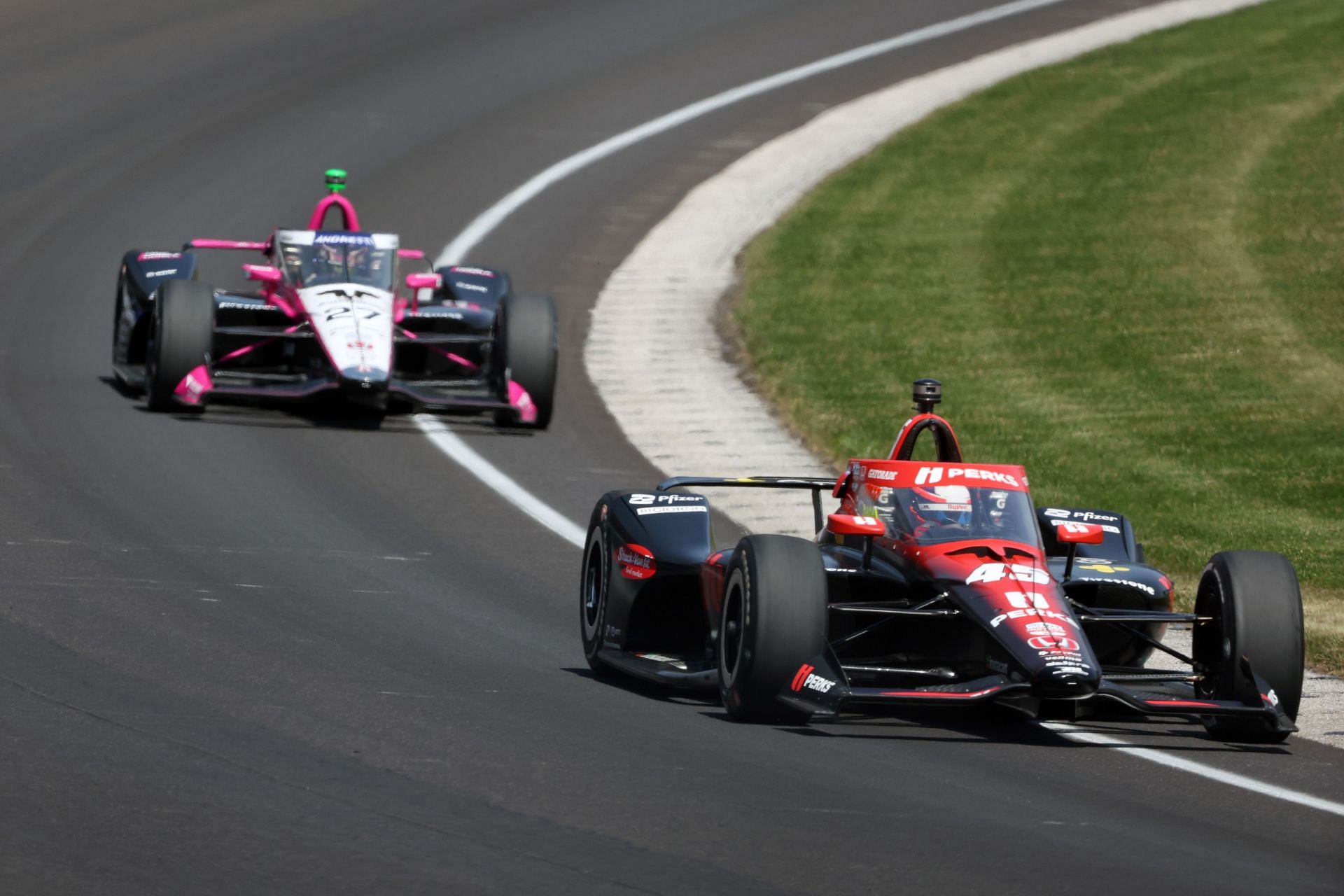 Kyle Kirkwood and Christian Lundgaard at the 108th Running of the Indianapolis 500 - Source: Getty
